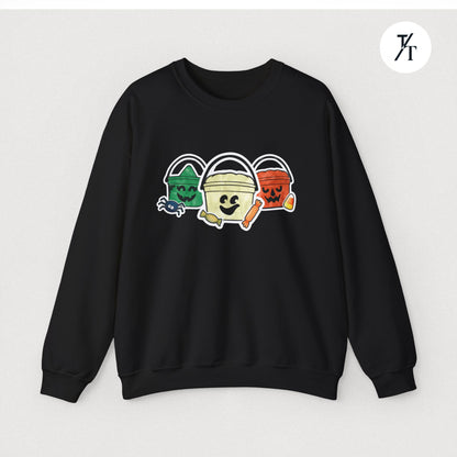 Retro Halloween McDonalds 'Boo Buckets' women's sweatshirt,