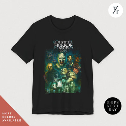 Horror Ensemble Tee - Universal Studios Halloween Horror Nights 2025 - 100% Exclusive Original Design
