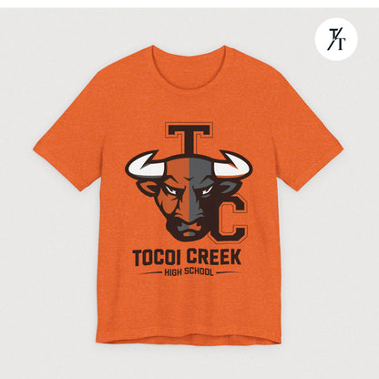 Split Face Toro Tee – Tocoi Creek High School Bull Shirt