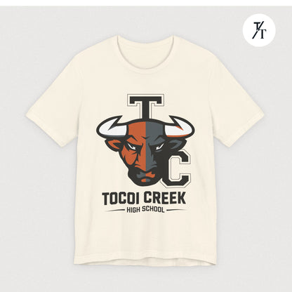 Split Face Toro Tee – Tocoi Creek High School Bull Shirt
