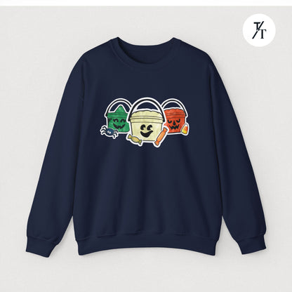 Retro Halloween McDonalds 'Boo Buckets' women's sweatshirt,