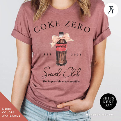 I Need a Coke Zero Shirt Funny Coca Cola Gift For Her