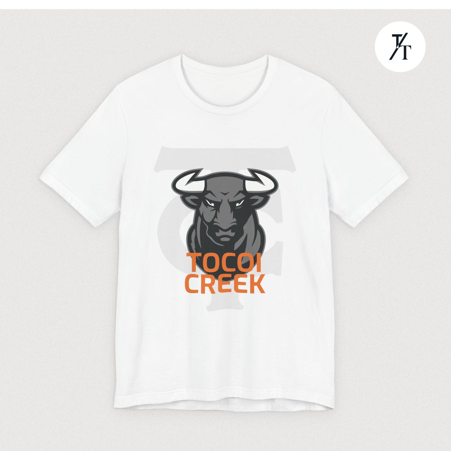 Mono Shadow Toro Tee – Tocoi Creek High School Bull Shirt