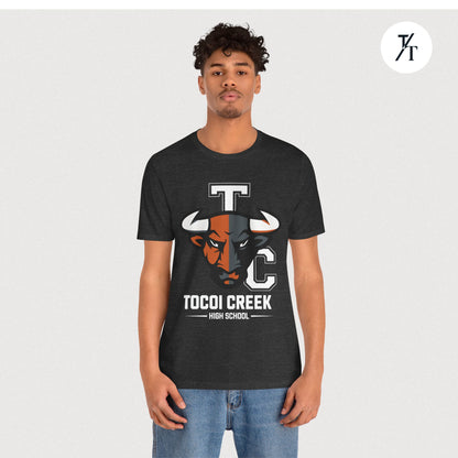 Split Face Toro Tee – Tocoi Creek High School Bull Shirt