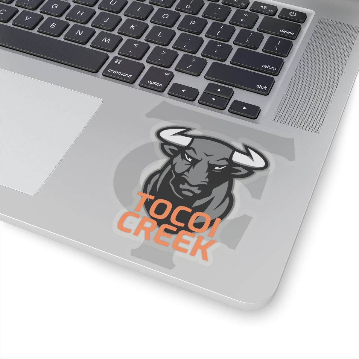Mono Shadow Toro Sticker – Tocoi Creek Mascot Vinyl Decal