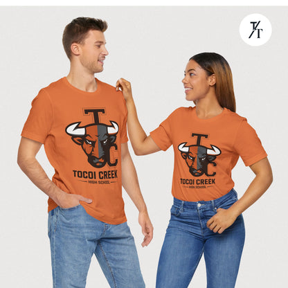 Split Face Toro Tee – Tocoi Creek High School Bull Shirt