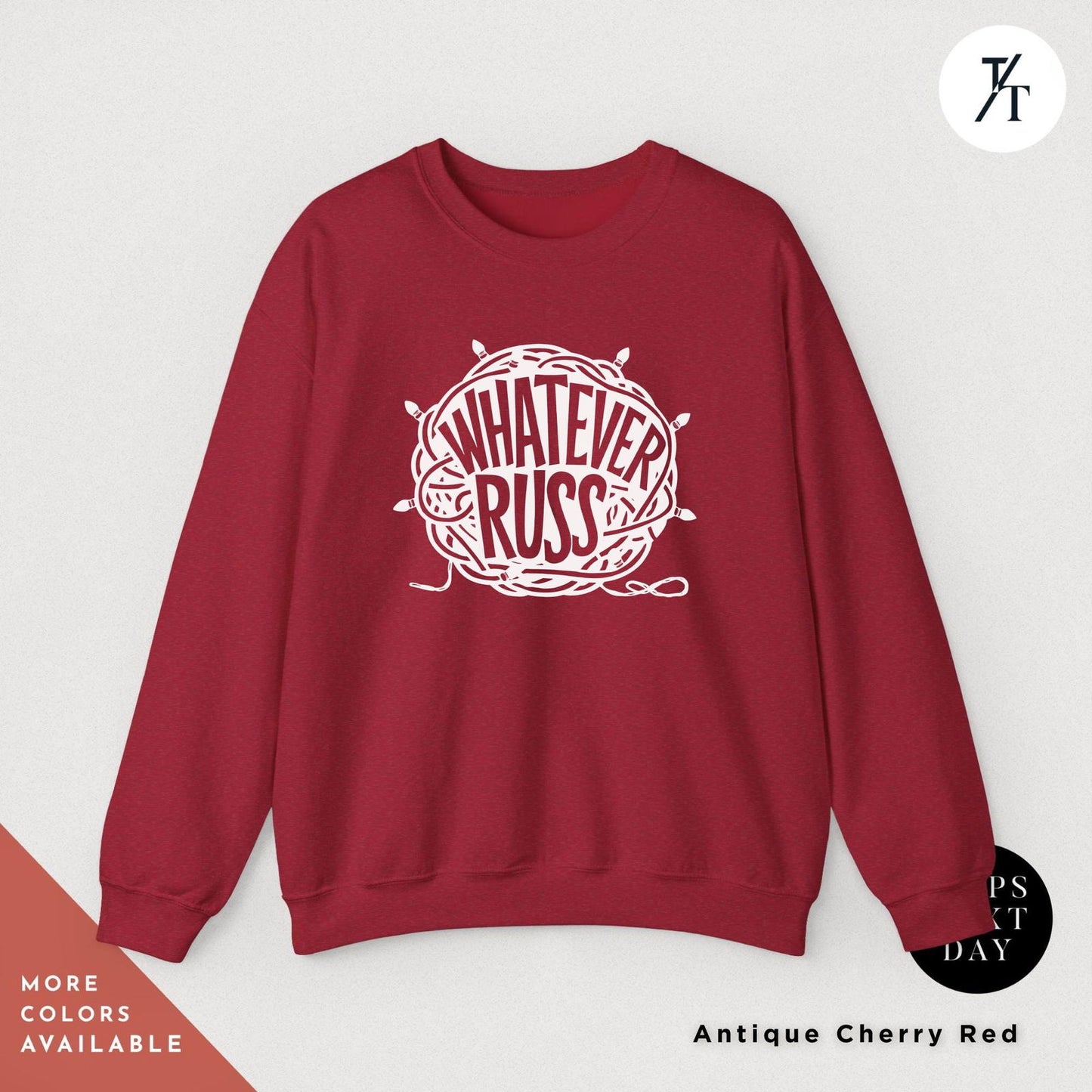 Christmas vacation Sweatshirt Retro 90s National lampoons Christmas Sweatshirt Funny Clark Griswold Movie Quote Shirt Whatever Russ Grizwold - Trendy/Timeless Studio