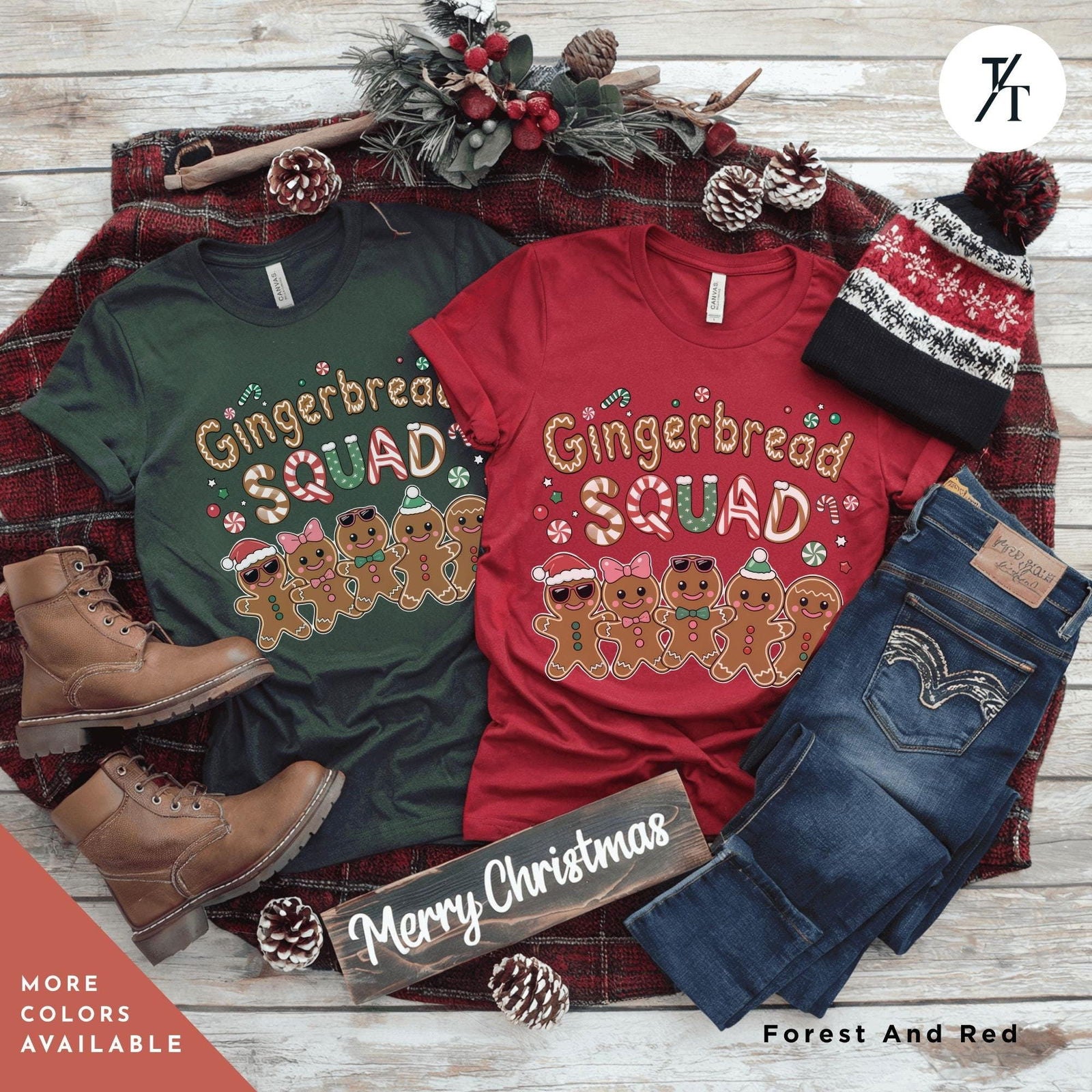Family Matching Christmas Sweatshirt Womens Christmas Sweater Xmas Crewneck Pullover Xmas Tree Holiday Sweaters Kids Youth Toddler - Trendy/Timeless Studio