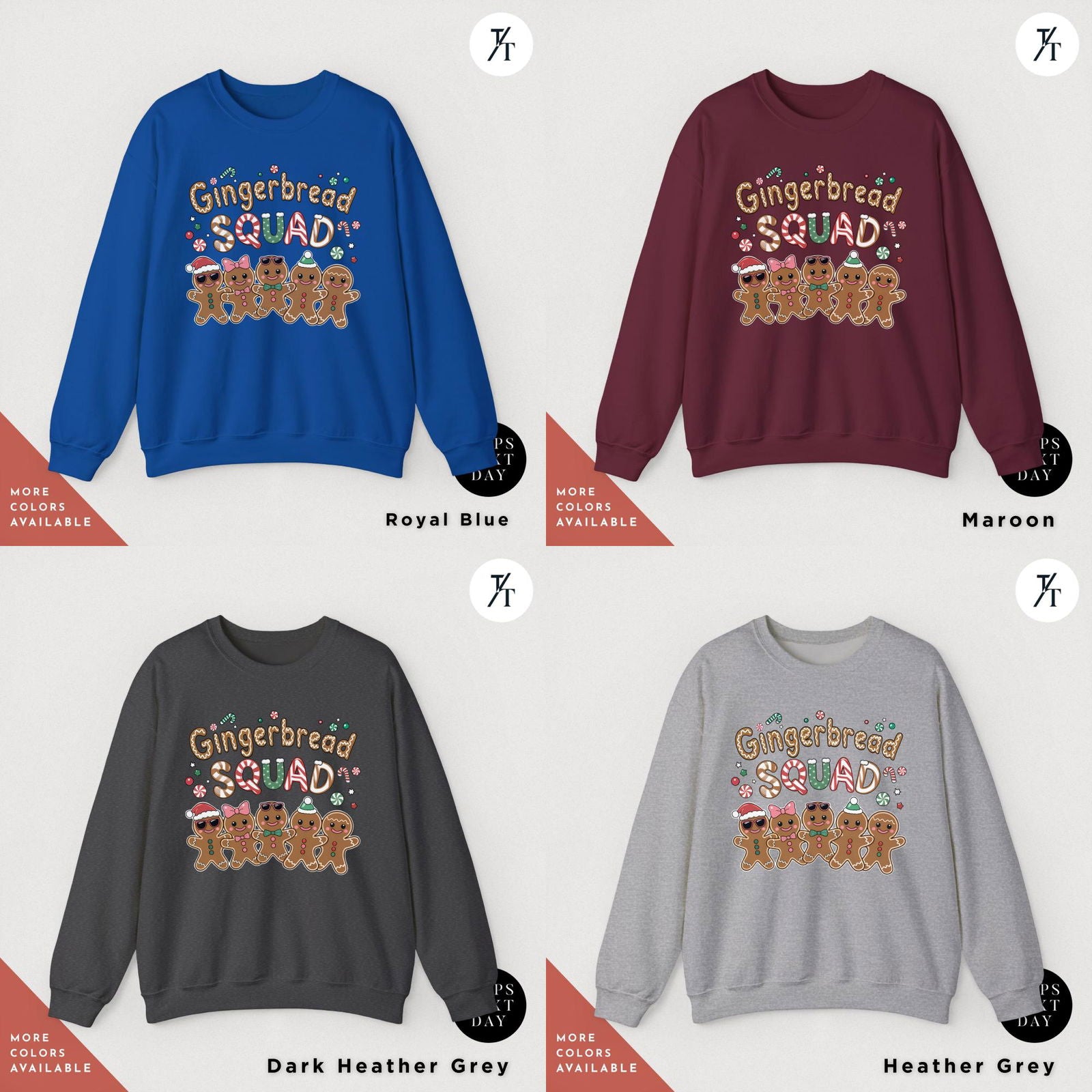 Family Matching Christmas Sweatshirt Womens Christmas Sweater Xmas Crewneck Pullover Xmas Tree Holiday Sweaters Kids Youth Toddler - Trendy/Timeless Studio
