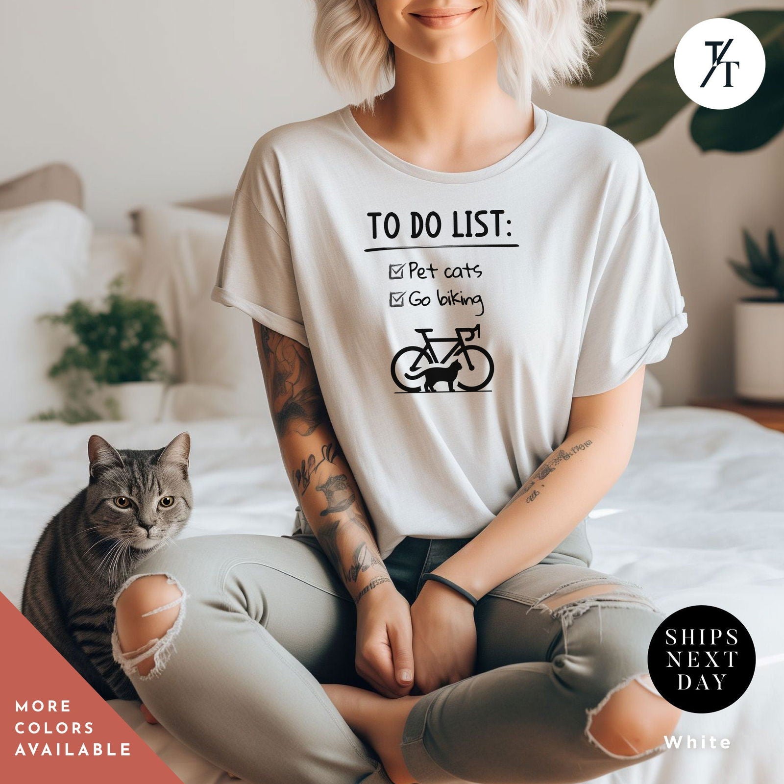 Funny Bicycle Shirt. Bicycle Gift. Bike Lover Shirt. Cyclist Gift. Mountain Biker tee. Cycling tee. Unisex cyclist tShirt - Trendy/Timeless Studio