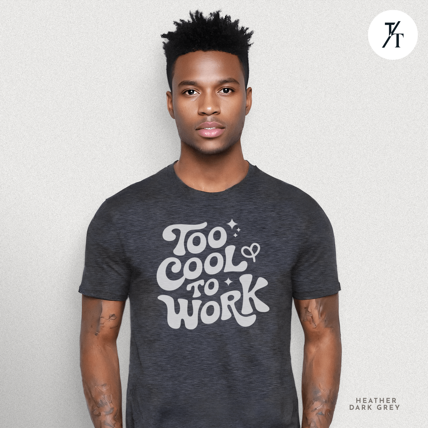 Too Cool To Work T-Shirt – Retro Lazy Day Graphic Tee