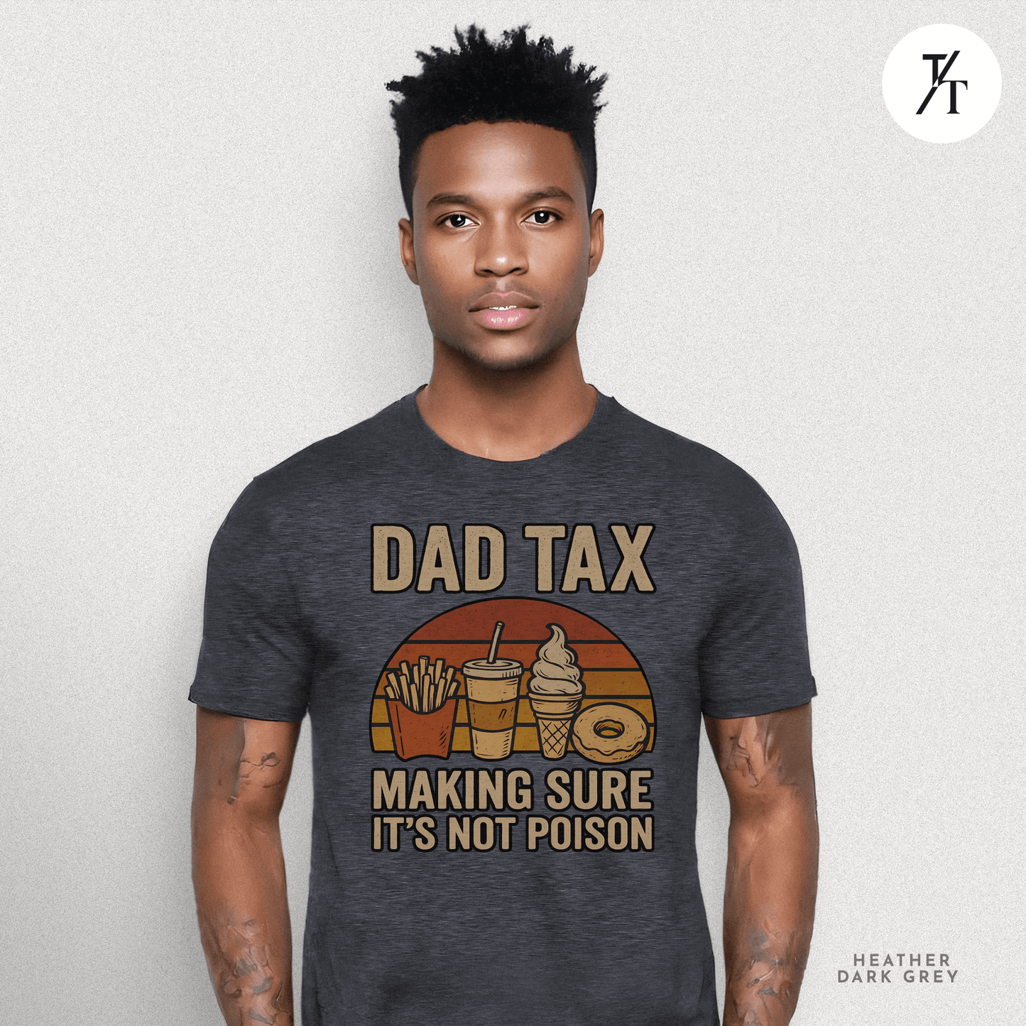 Funny 'Dad Tax' Retro Father's Day Graphic Tee for Dads