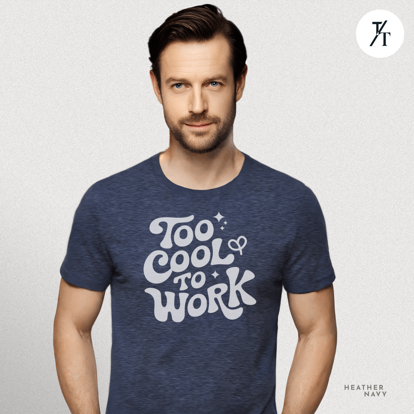 Too Cool To Work T-Shirt – Retro Lazy Day Graphic Tee