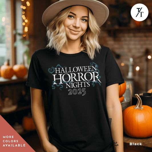 Halloween Horror Nights 2025 Classy Type Tee