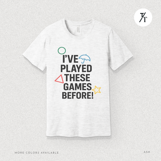 "I've played these games before" Games of Squid – Nostalgic Funny Graphic Shirt