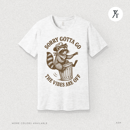 Raccoon Retreat: Cowboy Trash Panda, Retro Brown Cartoon- Graphic T-shirt