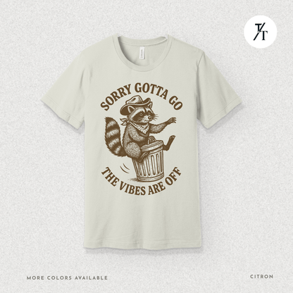Raccoon Retreat: Cowboy Trash Panda, Retro Brown Cartoon- Graphic T-shirt
