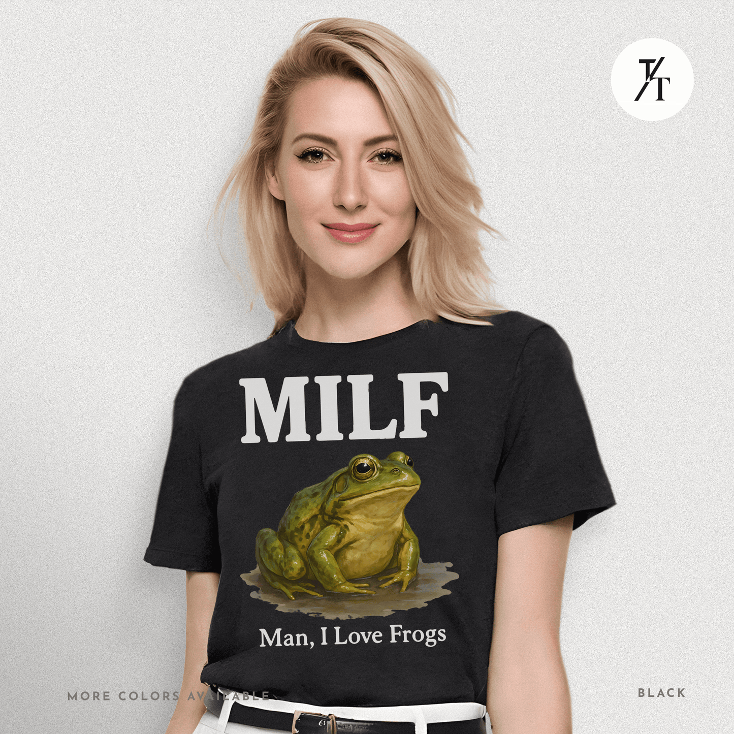 MILF – Man I Love Frogs T-Shirt | Funny Frog Graphic Tee