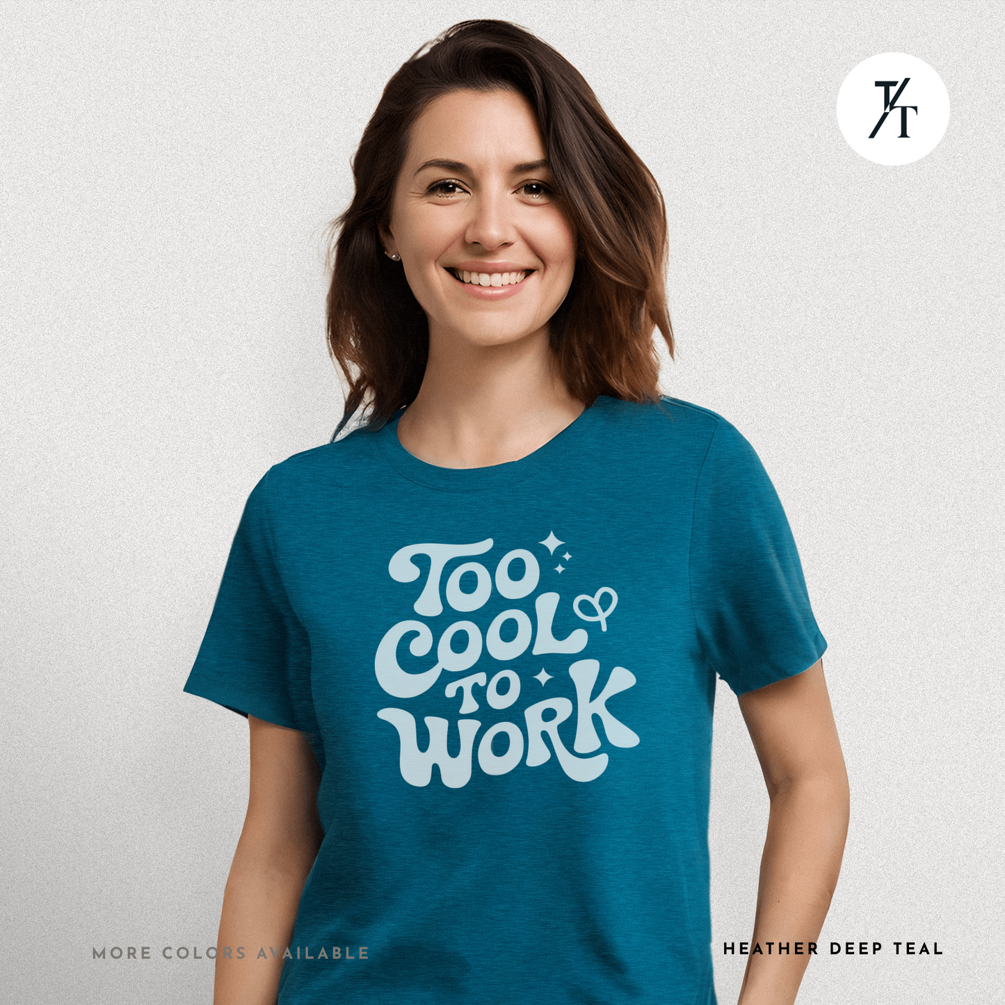 Too Cool To Work T-Shirt – Retro Lazy Day Graphic Tee