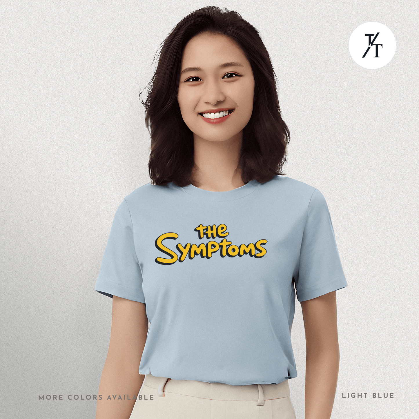 "The Symptoms" Tee – Parody Pop Culture Funny Mental Health Graphic T-Shirt