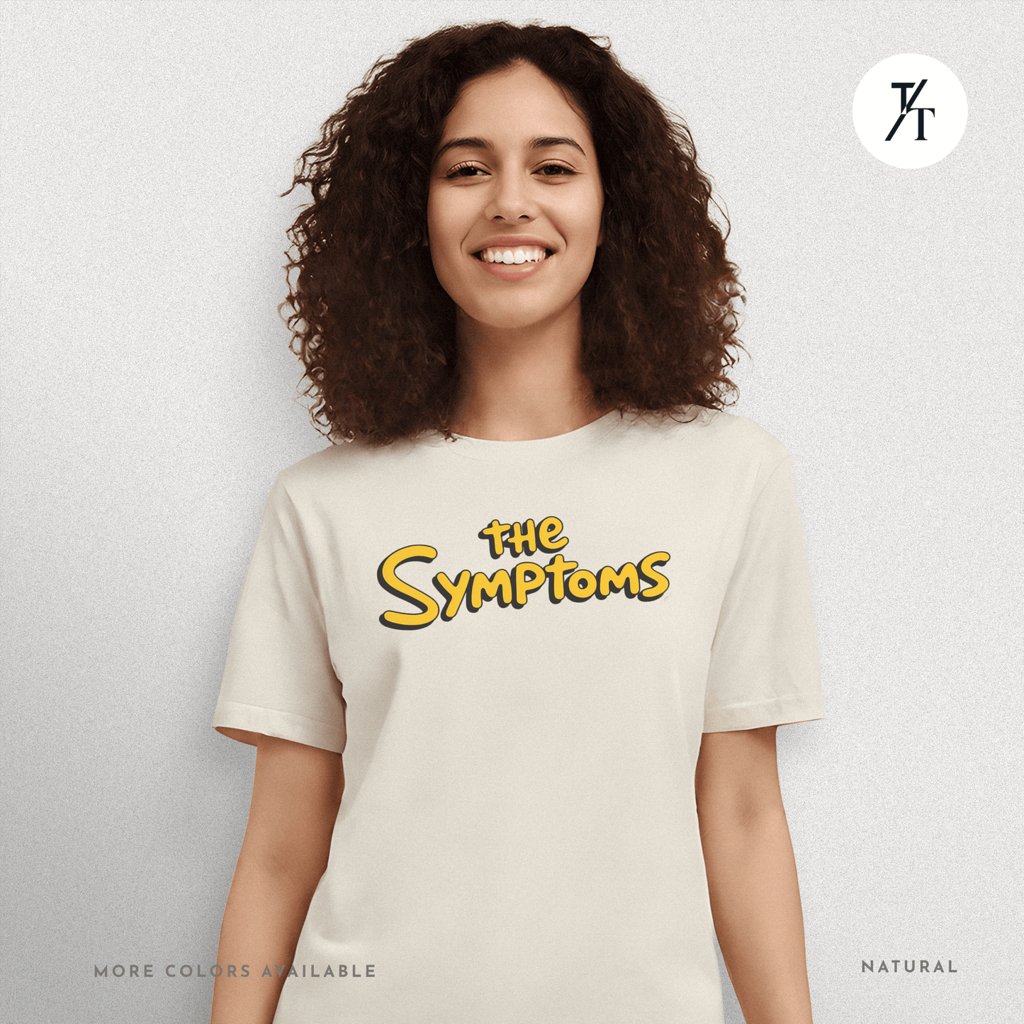 "The Symptoms" Tee – Parody Pop Culture Funny Mental Health Graphic T-Shirt