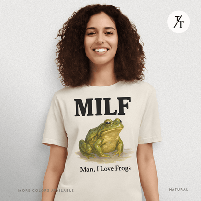 MILF – Man I Love Frogs T-Shirt | Funny Frog Graphic Tee