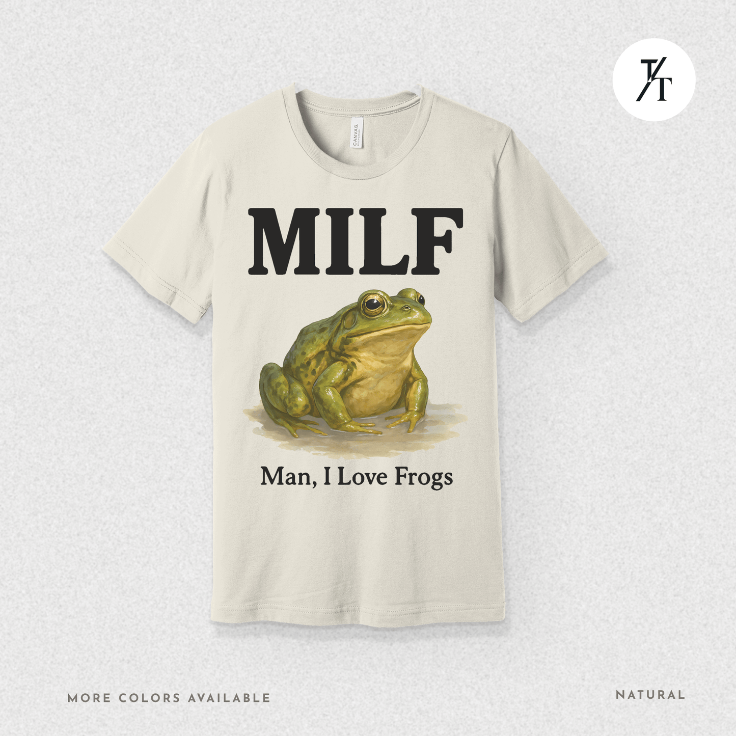 MILF – Man I Love Frogs T-Shirt | Funny Frog Graphic Tee