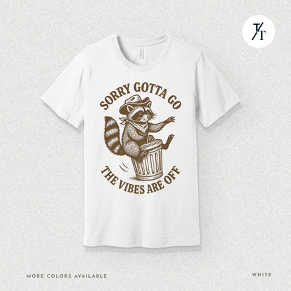 Raccoon Retreat: Cowboy Trash Panda, Retro Brown Cartoon- Graphic T-shirt