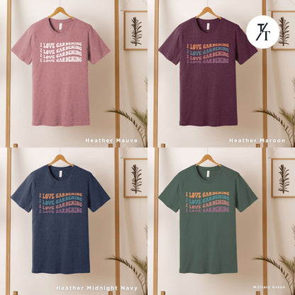 I Love Gardening Shirt Retro Garden Tee Gift For Mom