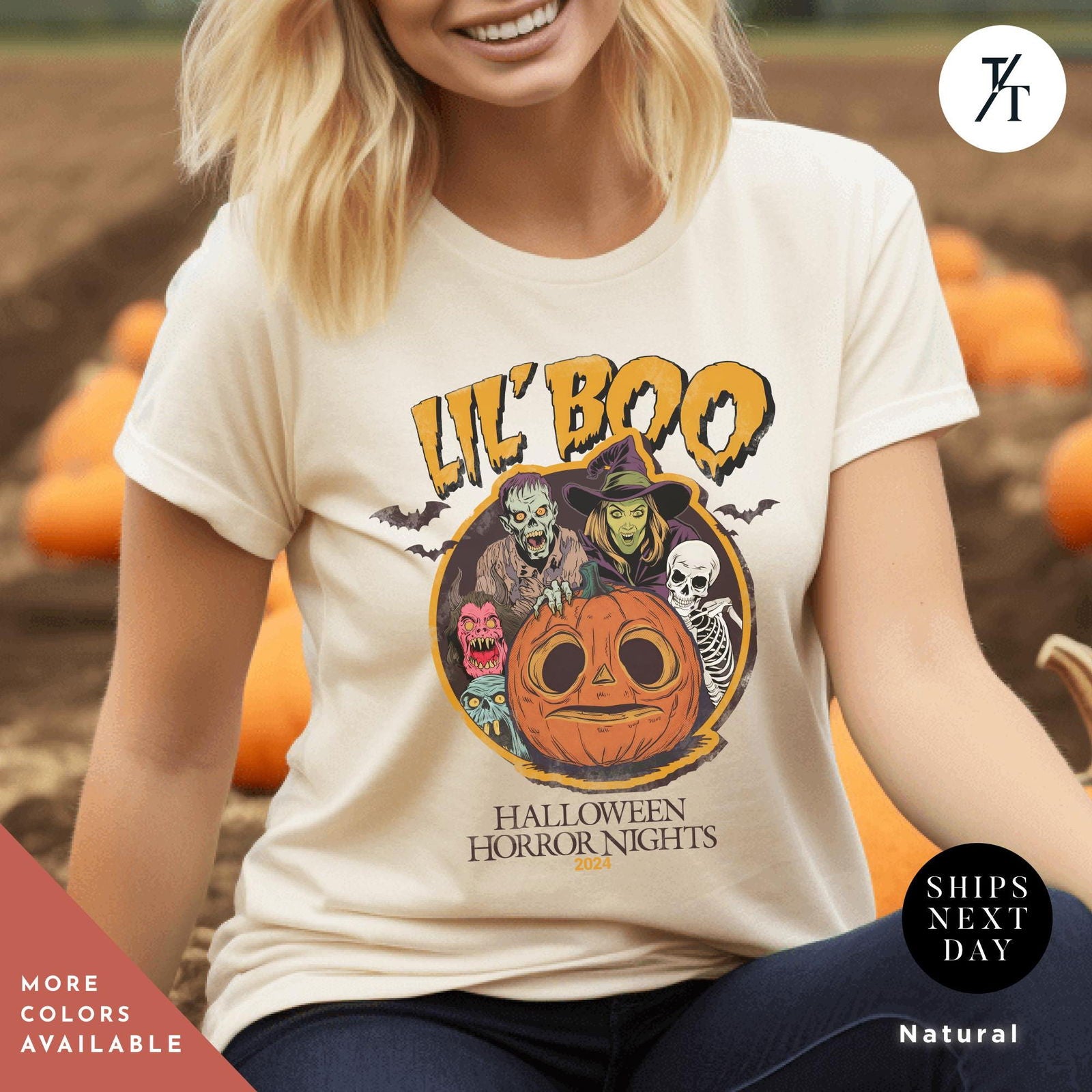 halloween horror nights lil boo shirt Universal Orlando Hhn 2024 Lil Boo tee Halloween Horror Nights Shirt 2024  Haunted House Hhn - Trendy/Timeless Studio