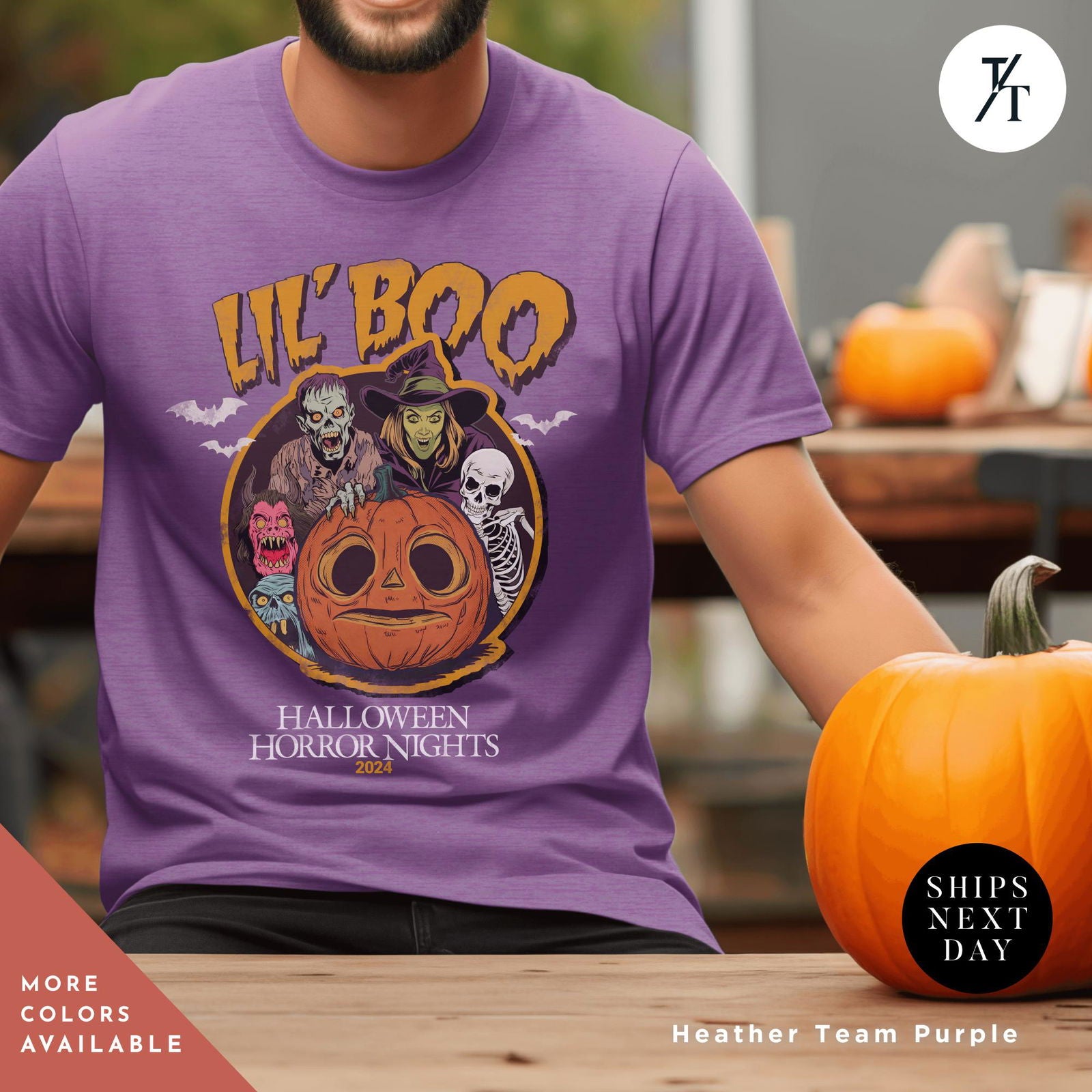 halloween horror nights lil boo shirt Universal Orlando Hhn 2024 Lil Boo tee Halloween Horror Nights Shirt 2024  Haunted House Hhn - Trendy/Timeless Studio