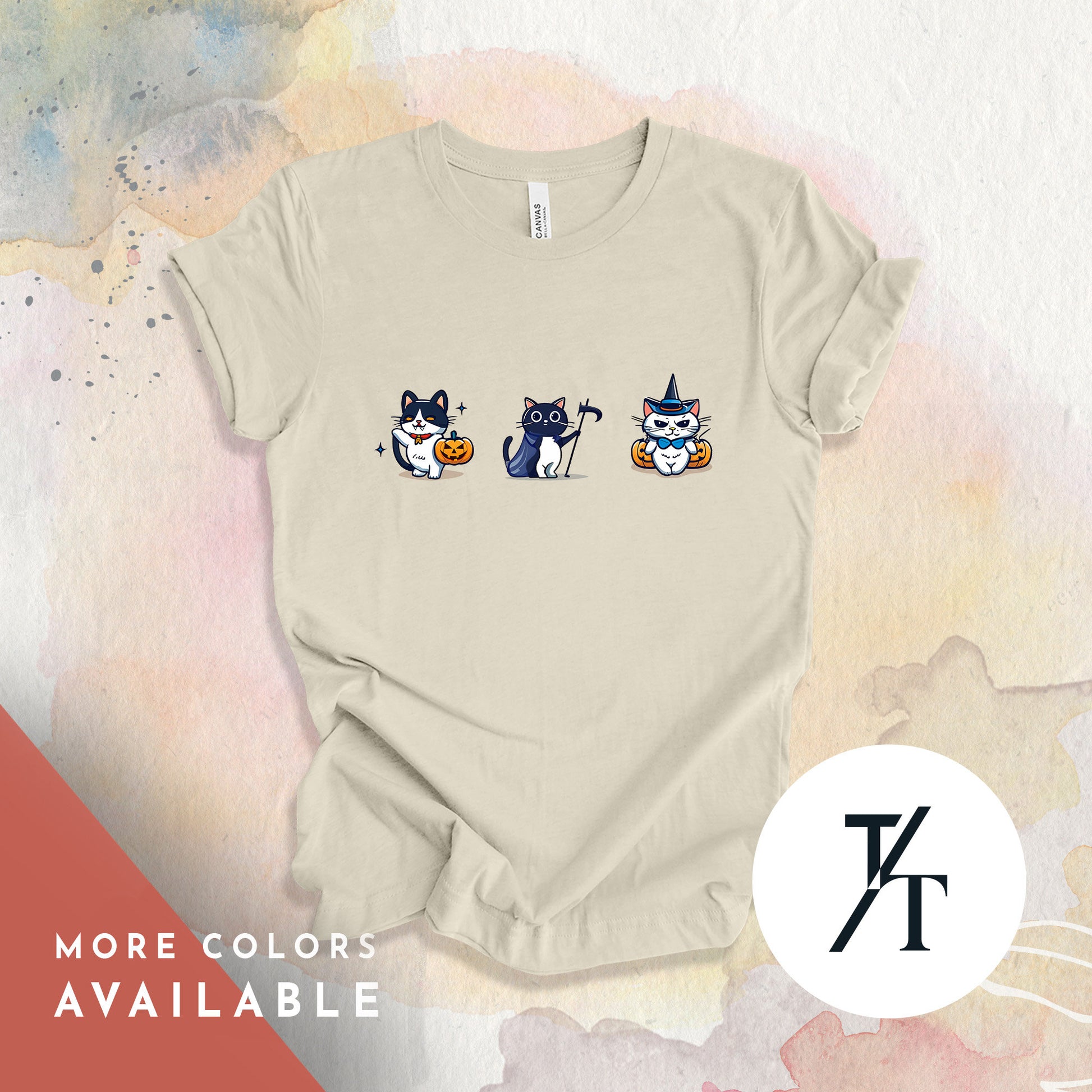 Halloween Cat Shirt, witchy cat shirt, BlackCat Gift, CatMom tShirt Gifts, Spooky Season tee,