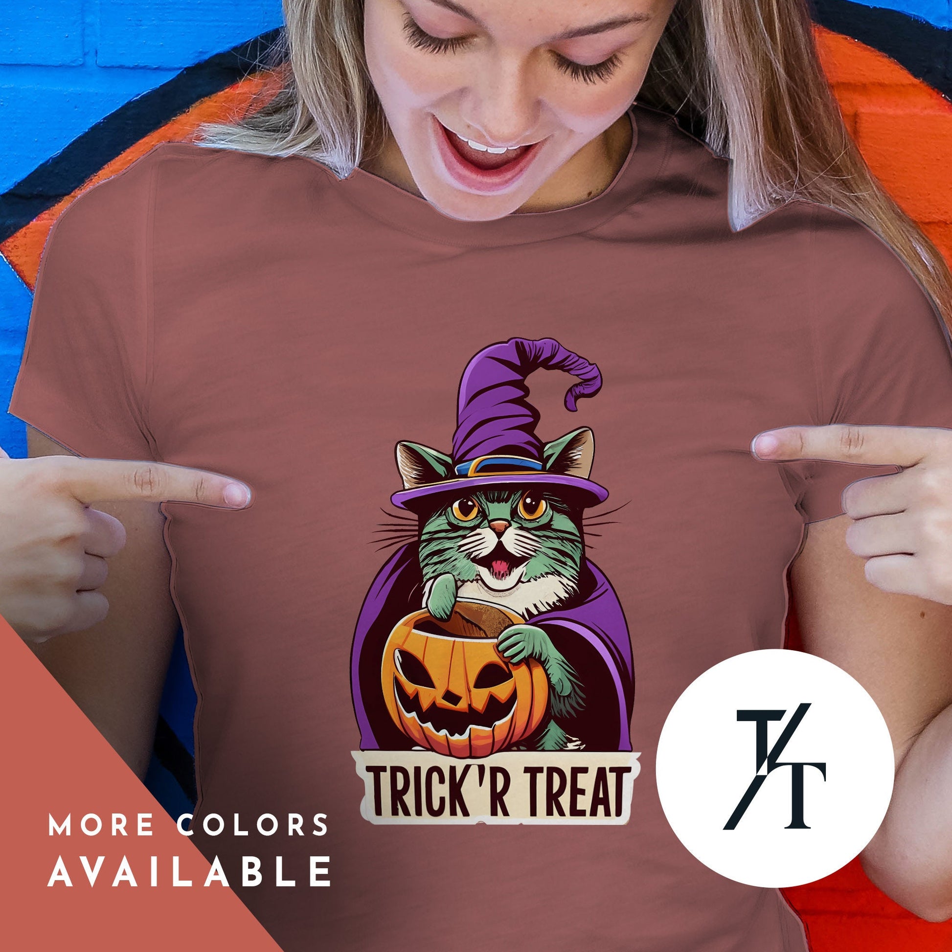 Halloween Cat Shirt, Witch Cat Shirt, Witchy Clothing, Spooky Season tshirt, BlackCat tShirt Gift, Mystical Cats tee, CatMom