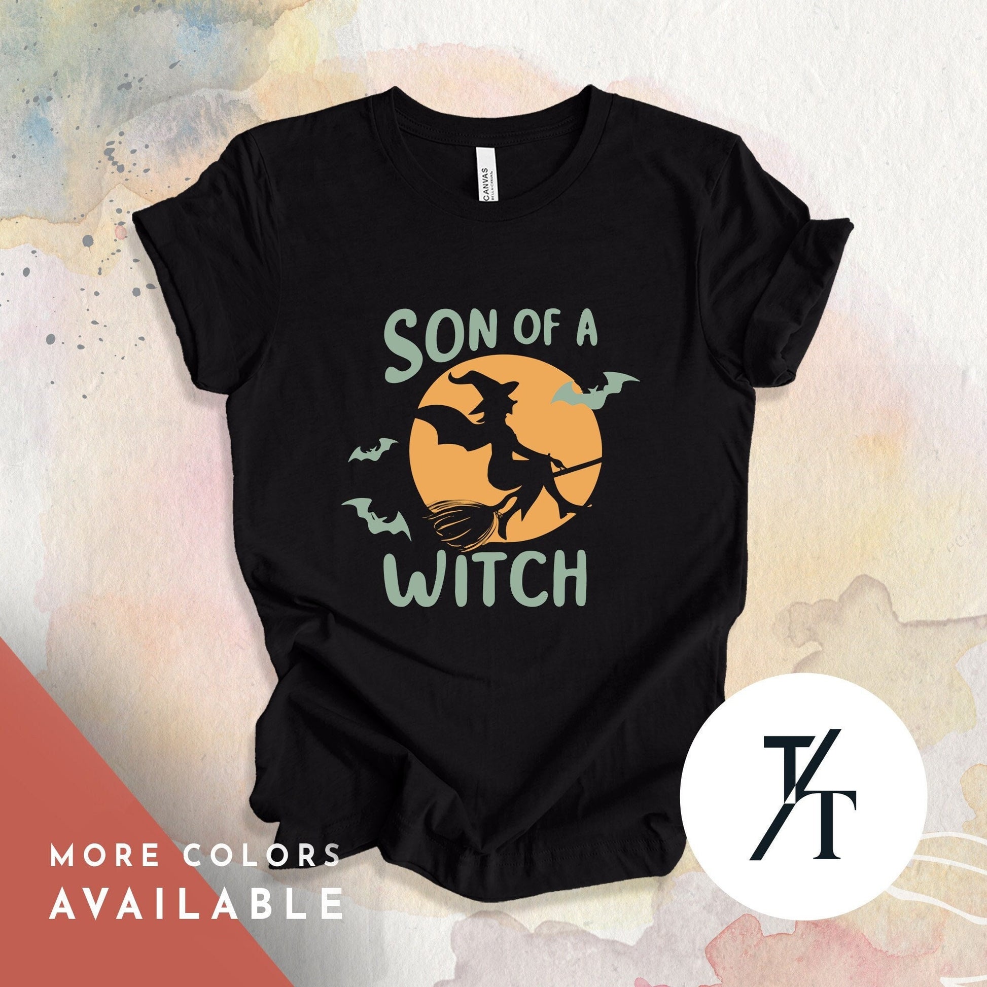 Halloween Party Tee, Salem Witch Shirt, Son Of A Witch Shirt, Kids Halloween tee, Spooky Season Costumes