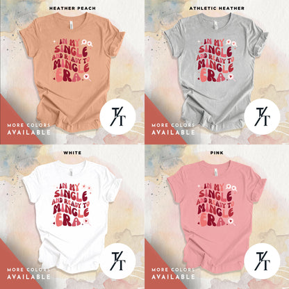 four t - shirts with different font styles on them