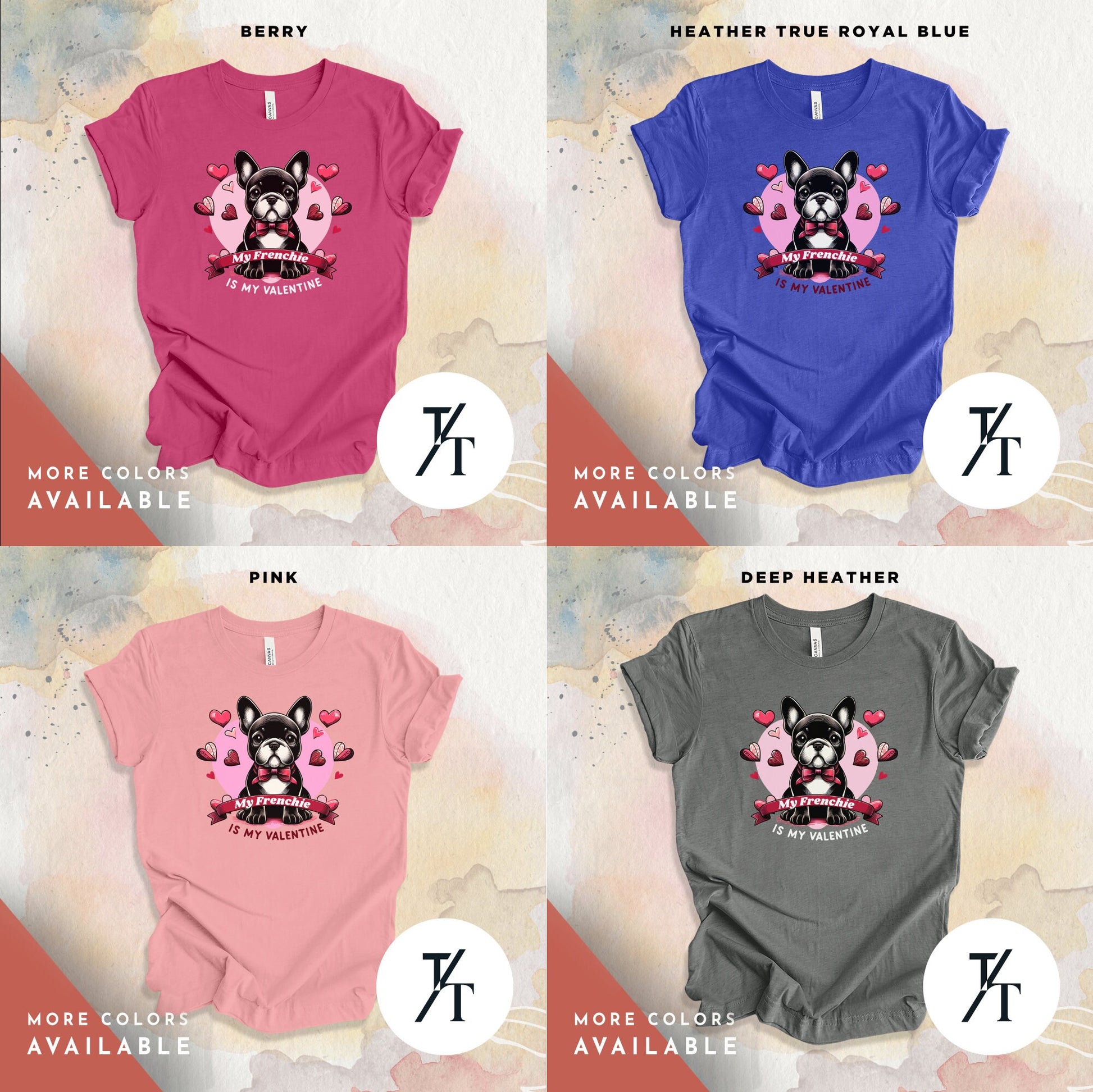 French Bulldog Valentine, ValentineS Day Shirt, French Bulldog Shirt, French Bulldog Mom, French Bulldog Lover, Dog Shirt