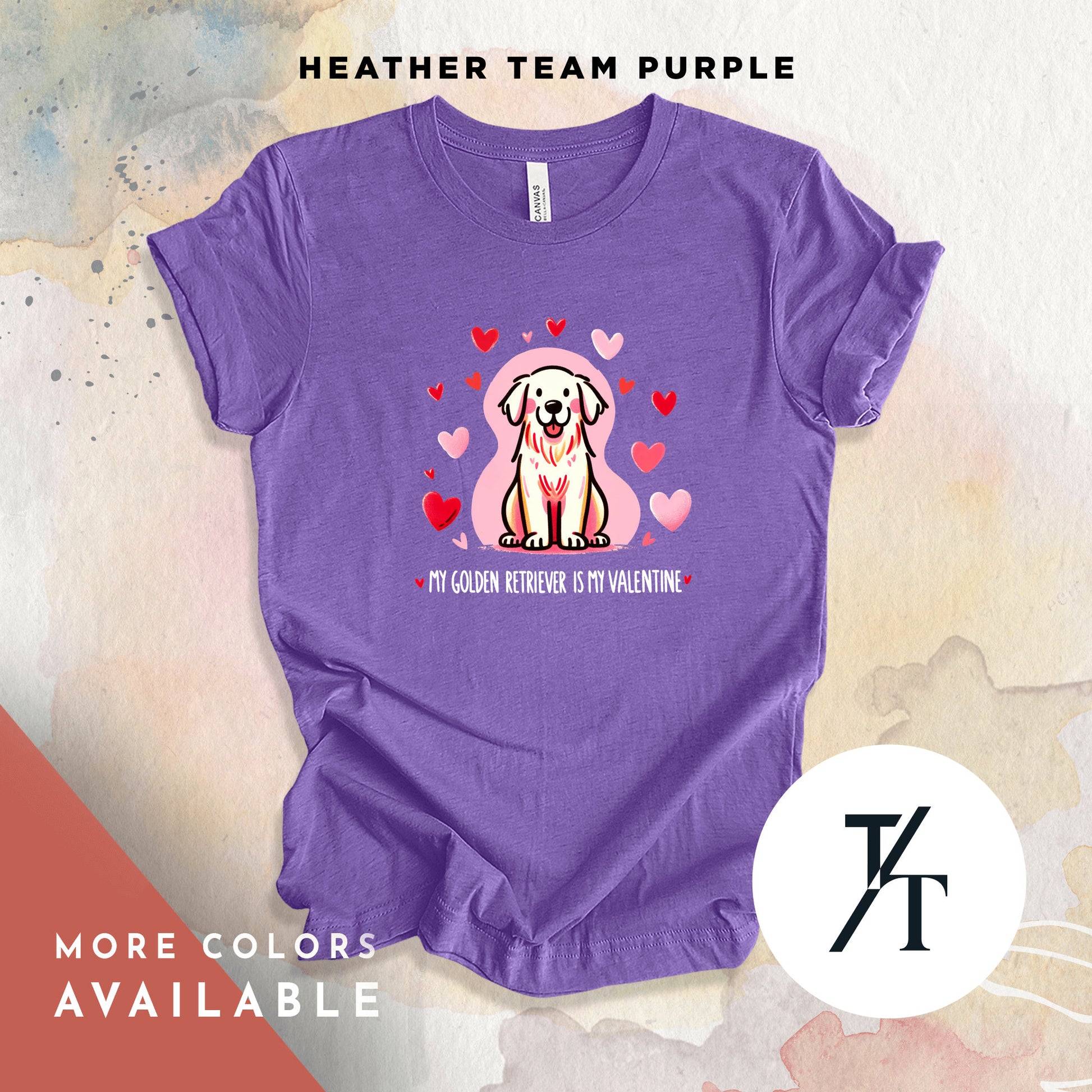 Golden Retriever Valentines Shirt, Valentine Dog Shirt, Golden Retriever T-Shirt, Golden Retriever Gifts, Golden Retriever Sweatshirt Tee