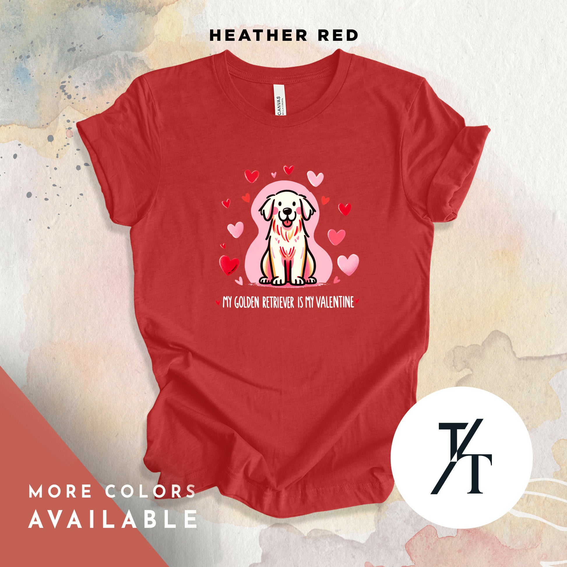 Golden Retriever Valentines Shirt, Valentine Dog Shirt, Golden Retriever T-Shirt, Golden Retriever Gifts, Golden Retriever Sweatshirt Tee