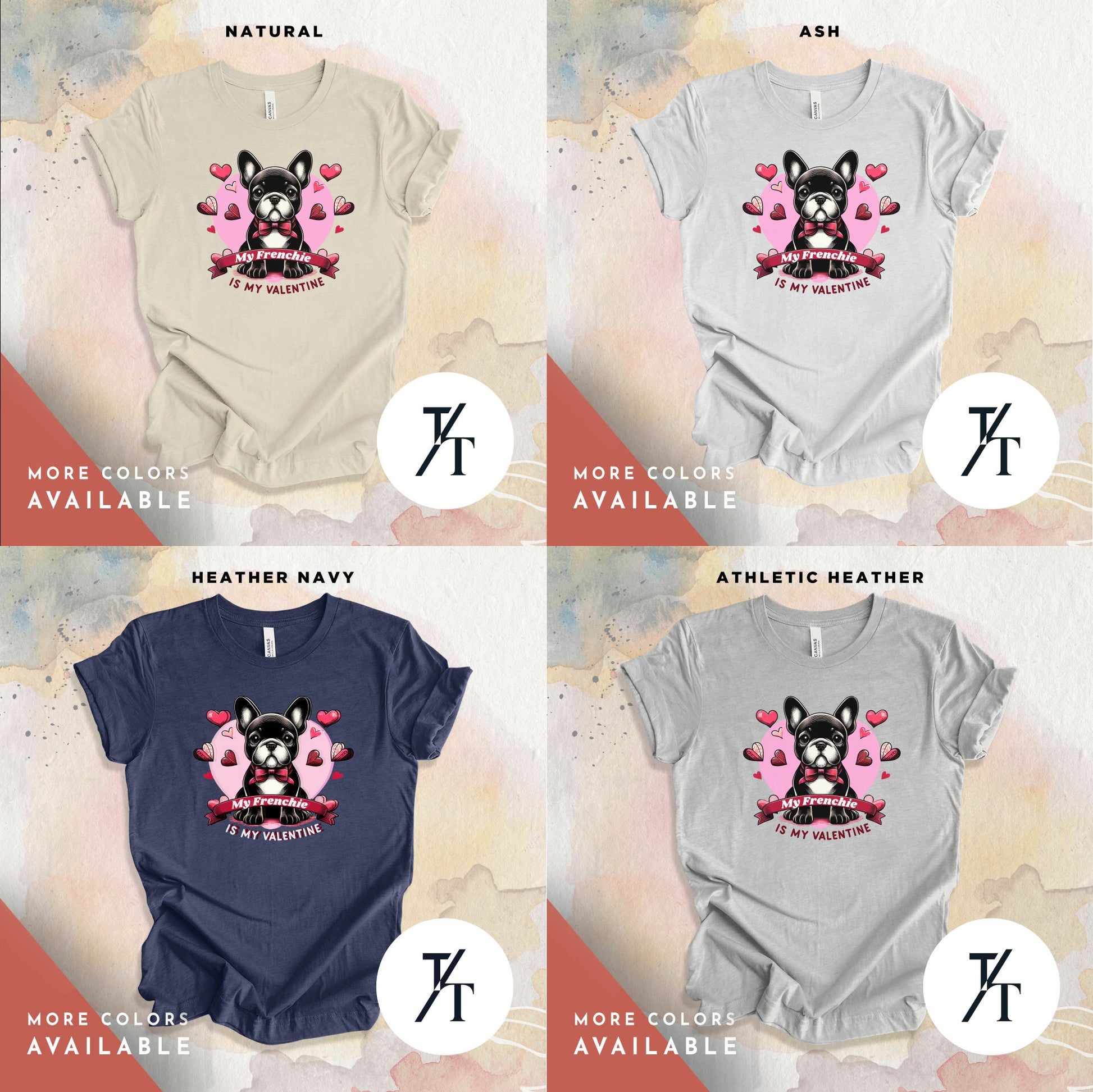 French Bulldog Valentine, ValentineS Day Shirt, French Bulldog Shirt, French Bulldog Mom, French Bulldog Lover, Dog Shirt