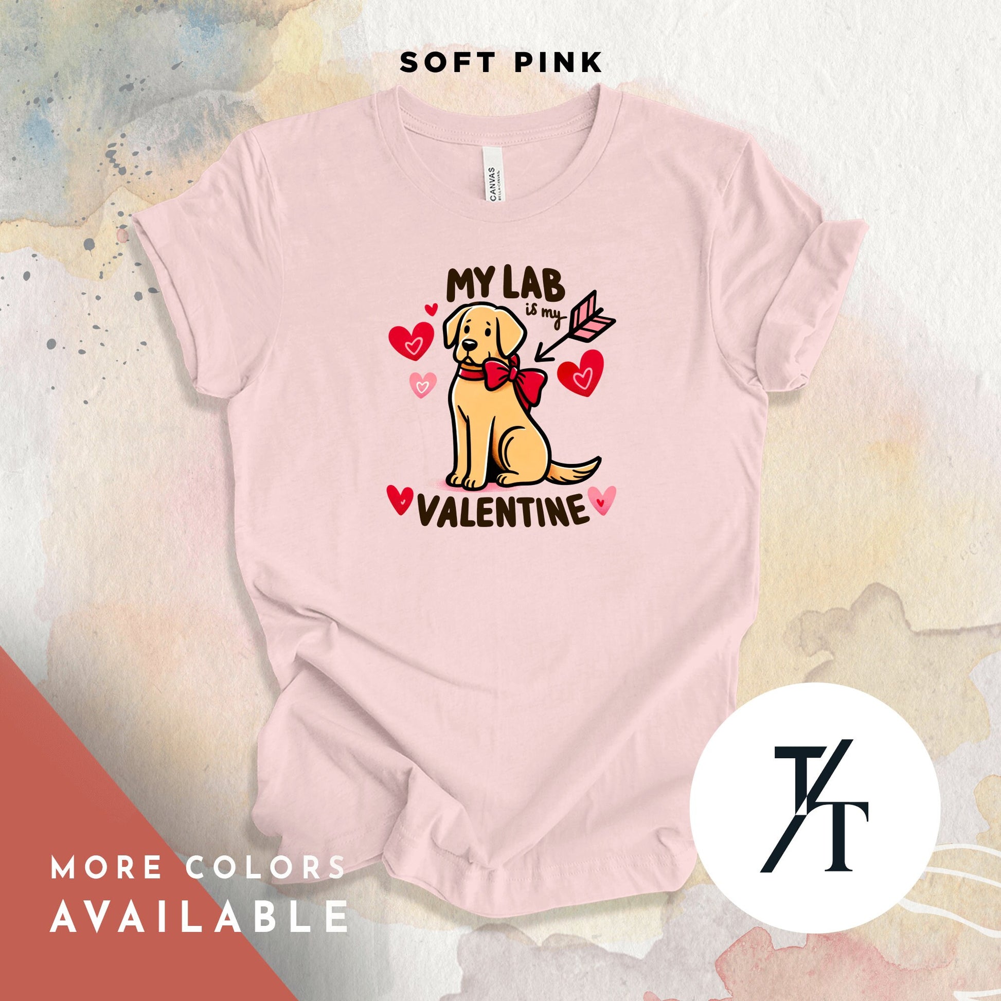 My lab is my Valentine, Labrador Retriever, Labrador Valentine, Yellow Lab Gifts, Labrador Mom, Dog Valentine Shirt, Dog Mom Valentines