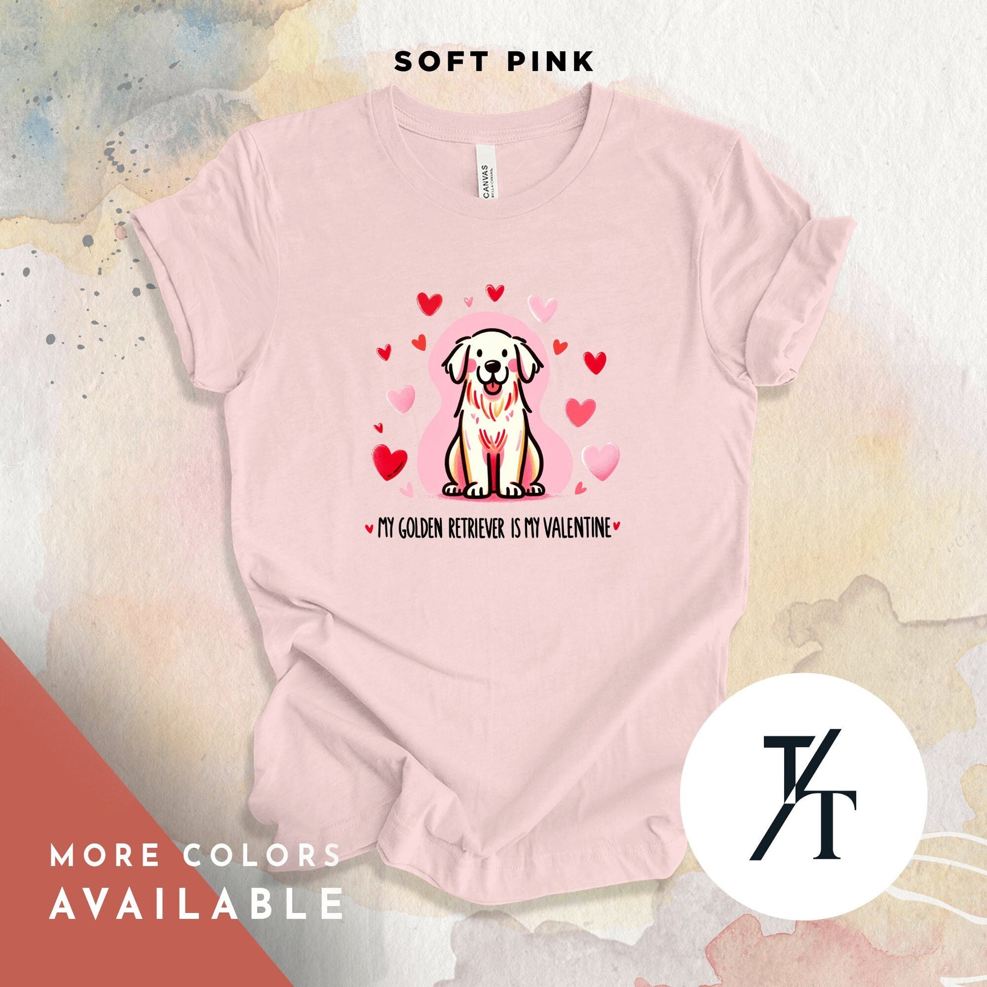 Golden Retriever Valentines Shirt, Valentine Dog Shirt, Golden Retriever T-Shirt, Golden Retriever Gifts, Golden Retriever Sweatshirt Tee