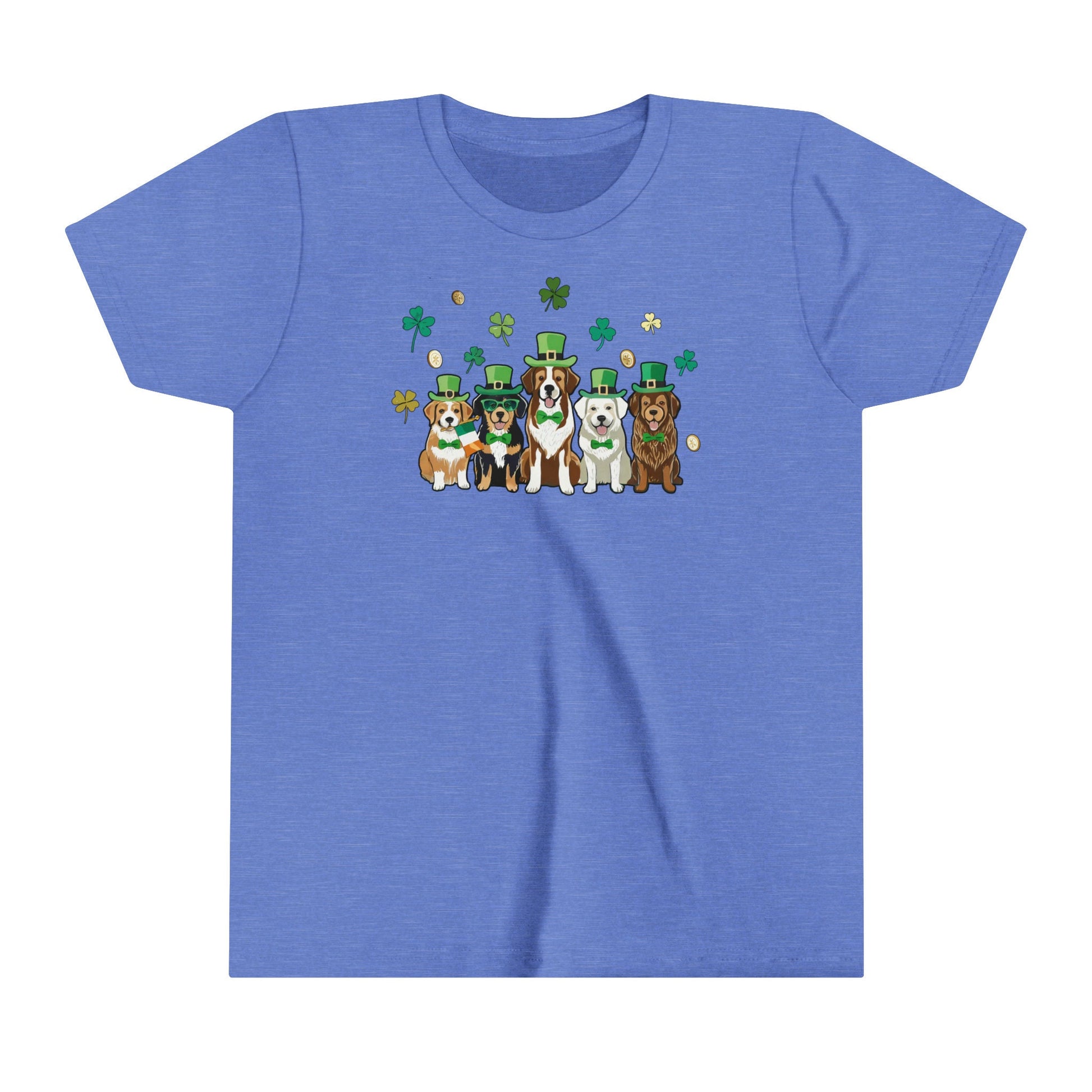 St Patricks Day Tshirts Kids Dog Shirt, Funny Irish Shamrock Tee, Toddler Lucky Charm Top, Kids St Patrick&#39;s Day Dog Tee, Boys & Girls tee