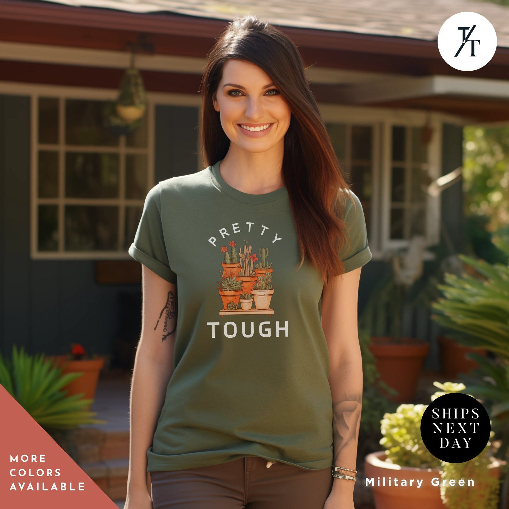 Cute Succulent Shirt, Plant Lover Shirt, Inspirational Gift For Gardener Shirts, Plant Lady Shirts, Funny Cactus tshirt, Cute Cactus tShirt,