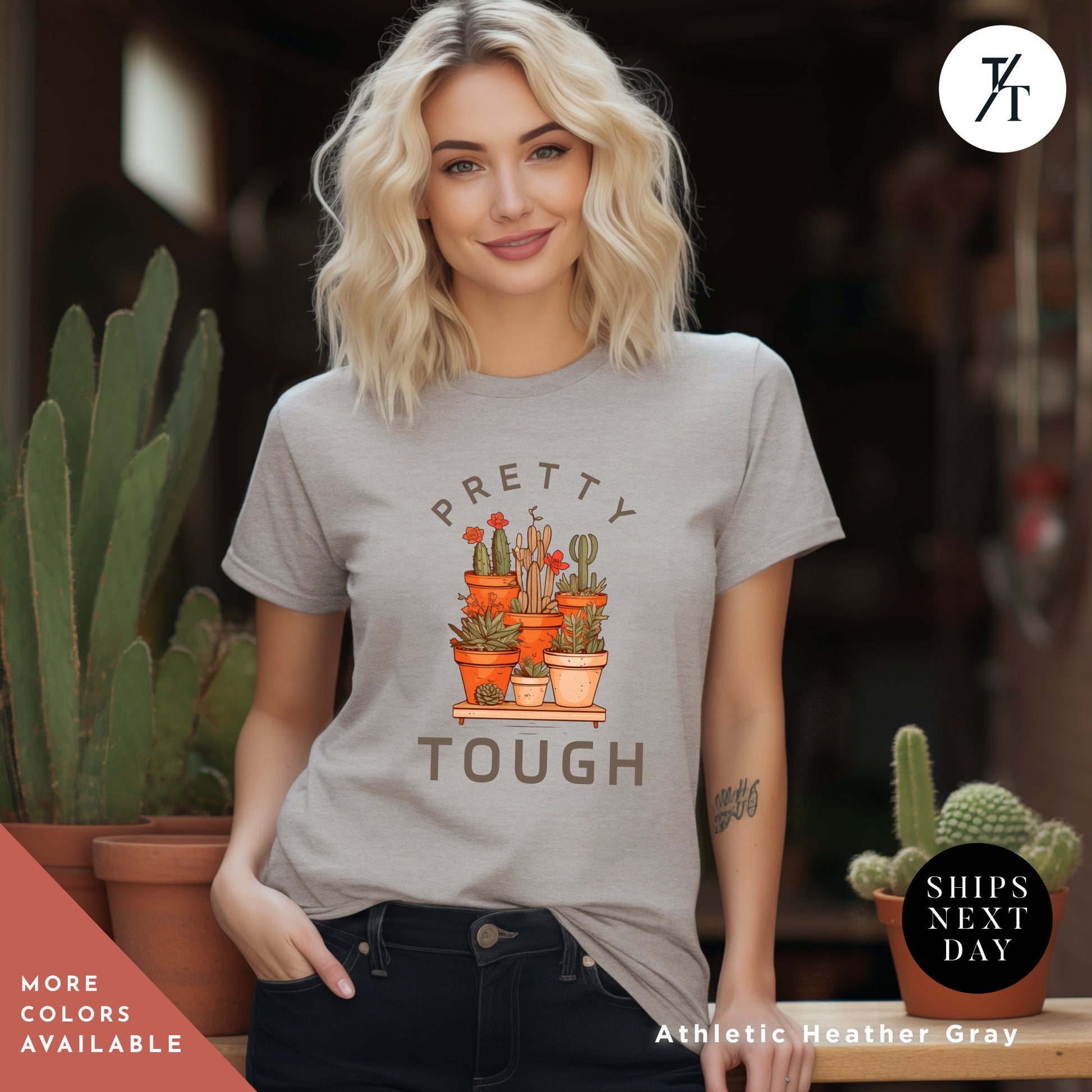 Cute Succulent Shirt, Plant Lover Shirt, Inspirational Gift For Gardener Shirts, Plant Lady Shirts, Funny Cactus tshirt, Cute Cactus tShirt,