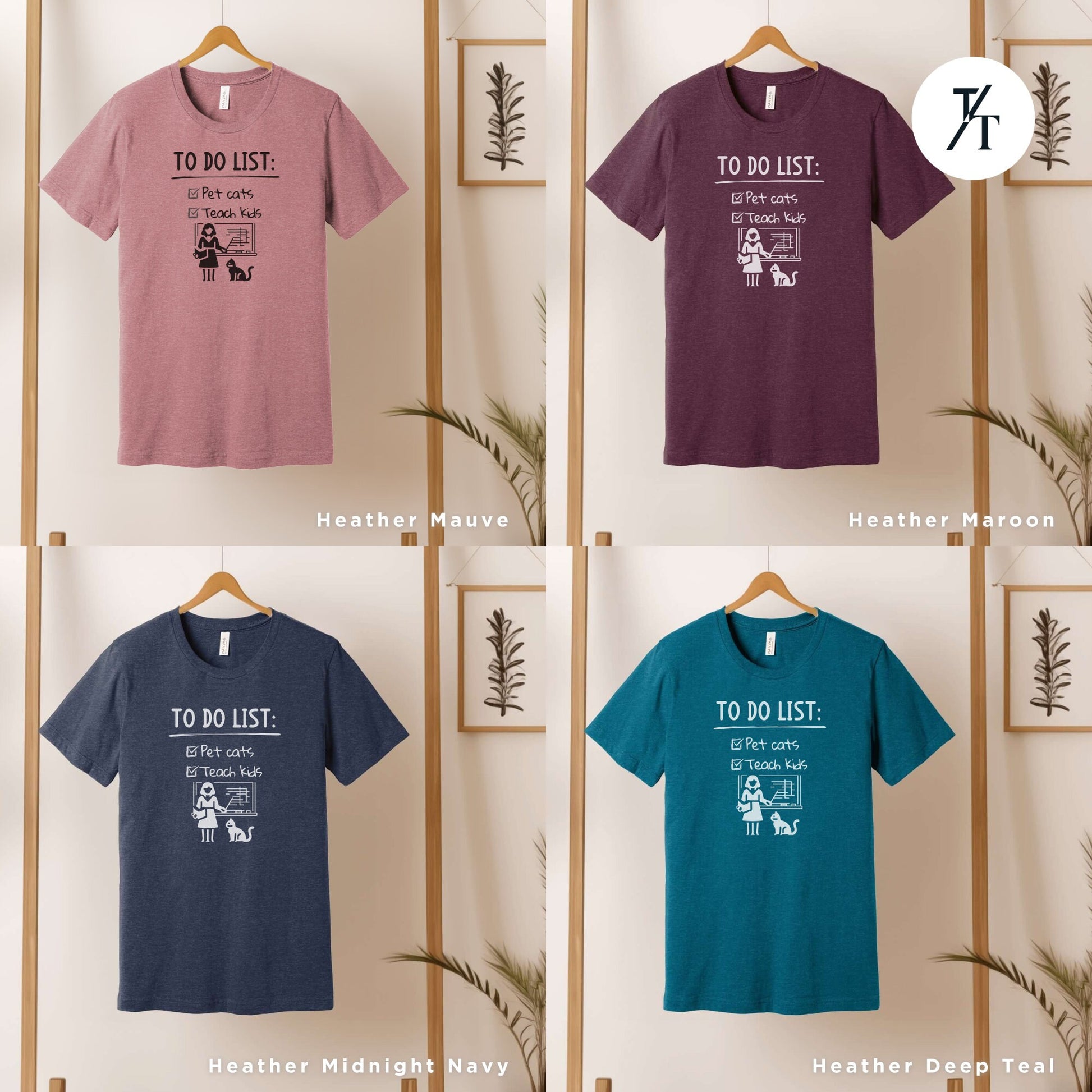 six t - shirts with the words to do list on them