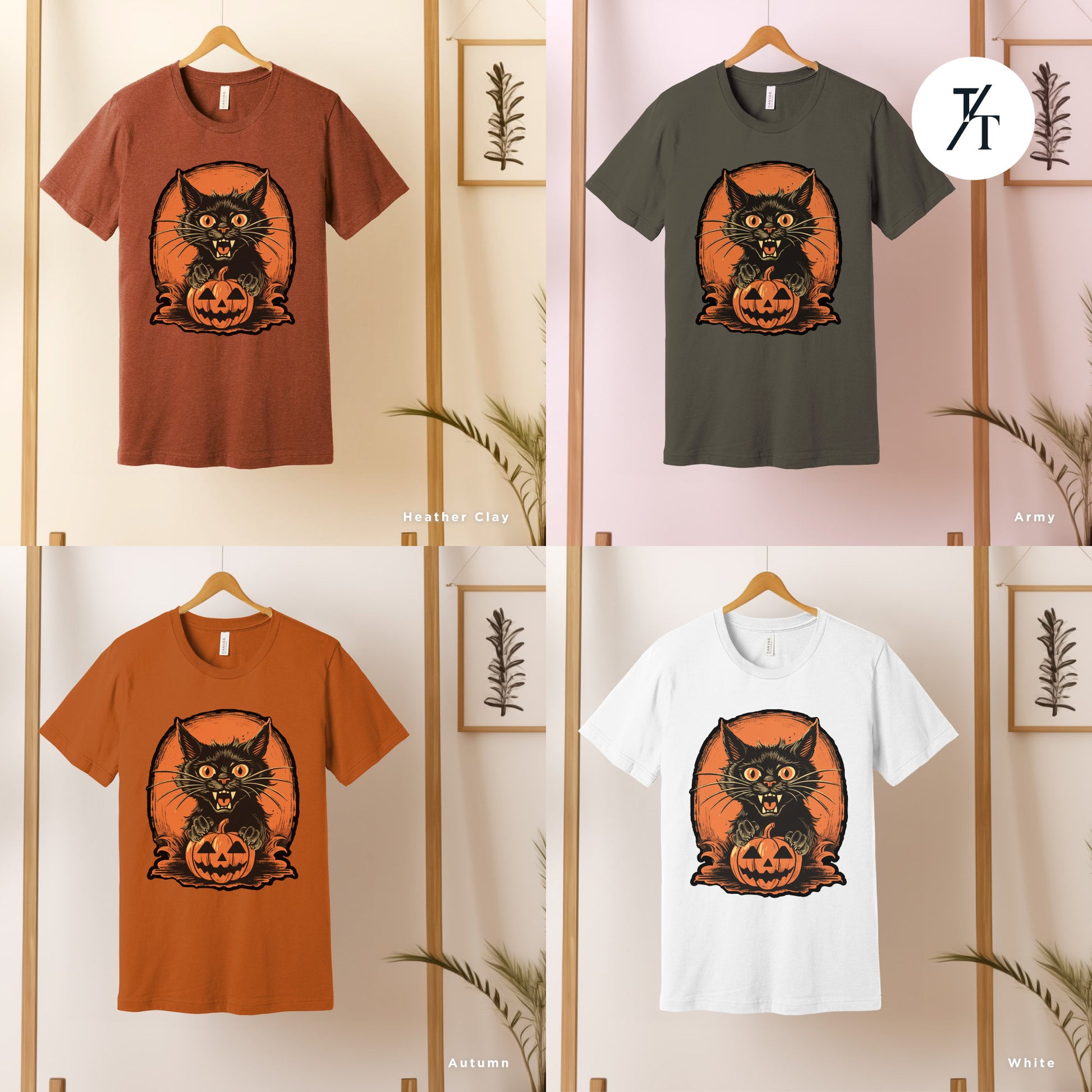 Long live halloween Vintage Scaredy Cat Black Cat Shirt, retro halloween scary zombie cat shirt, spooky season Trick Or Treat halloweenshirt