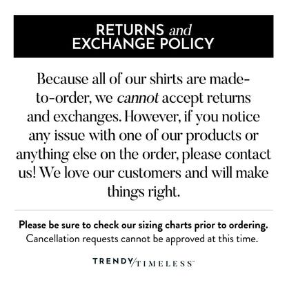 a black and white photo with a quote on it that says returns and exchange policy