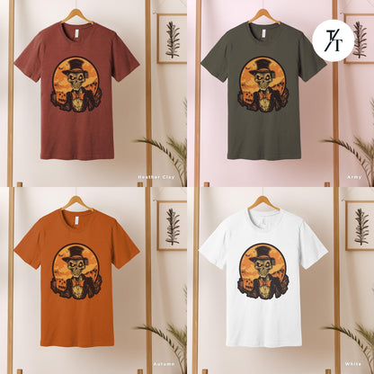 a group of t - shirts hanging on a wall, Skeleton Halloween Crewneck Halloween shirt, Vintage Halloween Tee, till death do us part skeleton shirt, Retro Skelly Spooky Season Gift