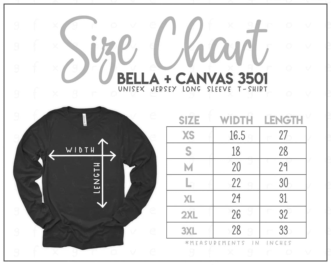 the size chart for a sweatshirt