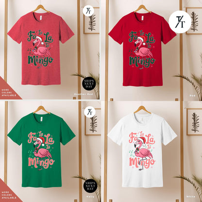 a group of t - shirts with flamingos on them
